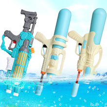 兒童水槍玩具夏季禮物大小號大容量抽拉式單雙噴頭打水仗跨境