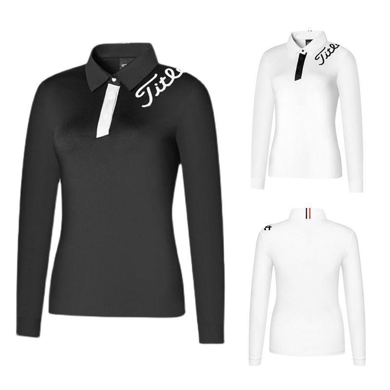 New Autumn and Winter Golf Quick-Drying Clothing for Women, Casual Slim-Fit Clothing, Golf Clothes, Tops, Sports T-Shirts, Long Sleeves