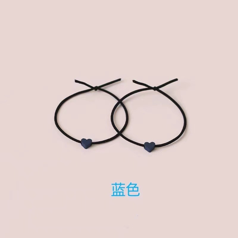 Cuerdas de cabello de amor de color, brazalete de cabello de mujer, banda de goma simple y versátil, inserciones de alto valor para el cabello