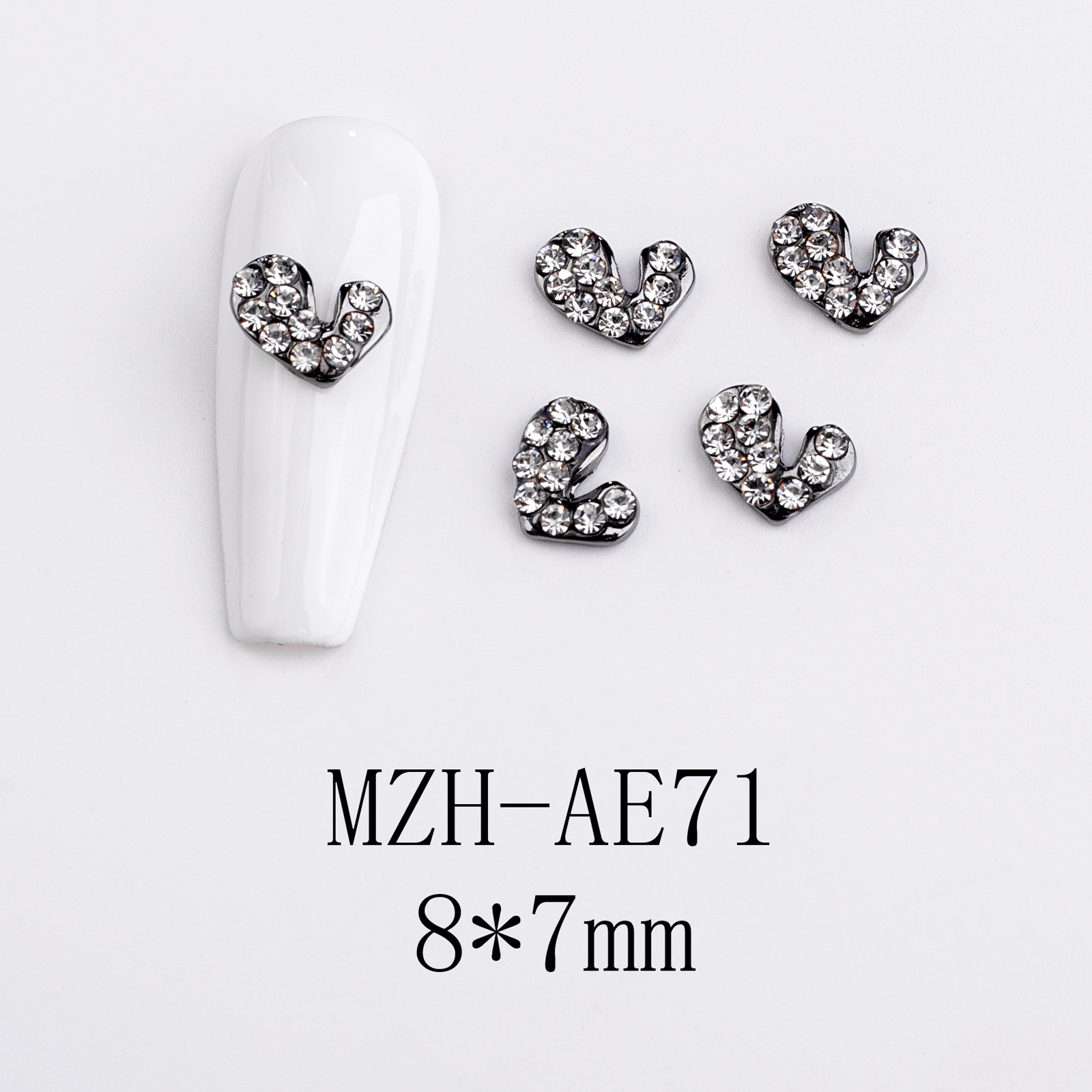 5g Weight Nail Decoration Accessories Nail Supplies 10 PCS/Package Quantity Alloy Material Halloween Festival Cross, Spider, Skull Pattern Retro, Classic Style Style Halloween Retro Classic Style Cross Spider Skull Alloy Nail Decoration Accessories 10 PCS/Package 4