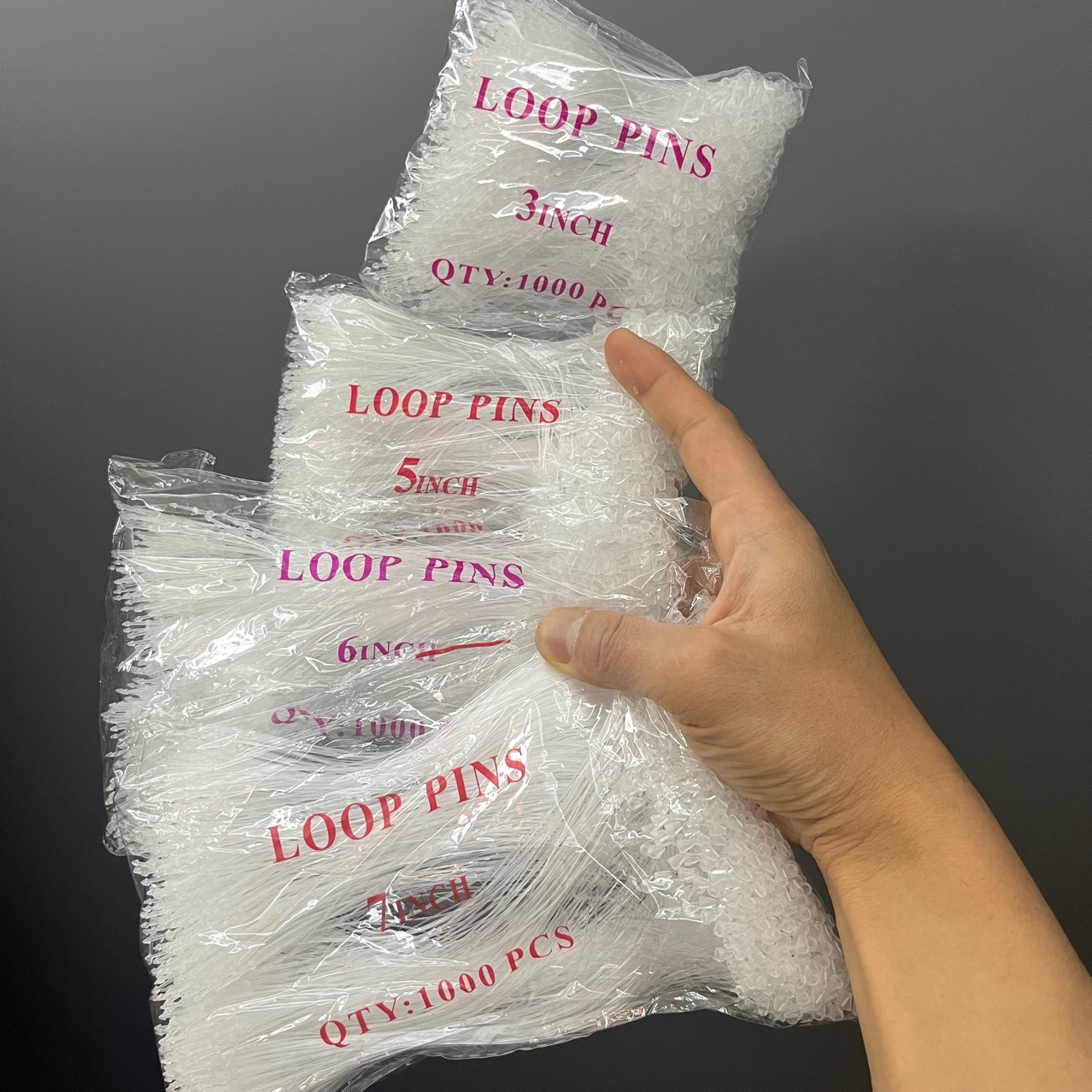 Ornament Packing Ribbon Classification Basic Solid Color Plastic Ornament Packing Ribbon 1000 Pieces Per Pack