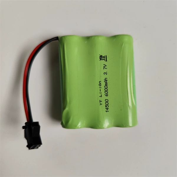 14500 lithium battery 6000 mAh 3 units