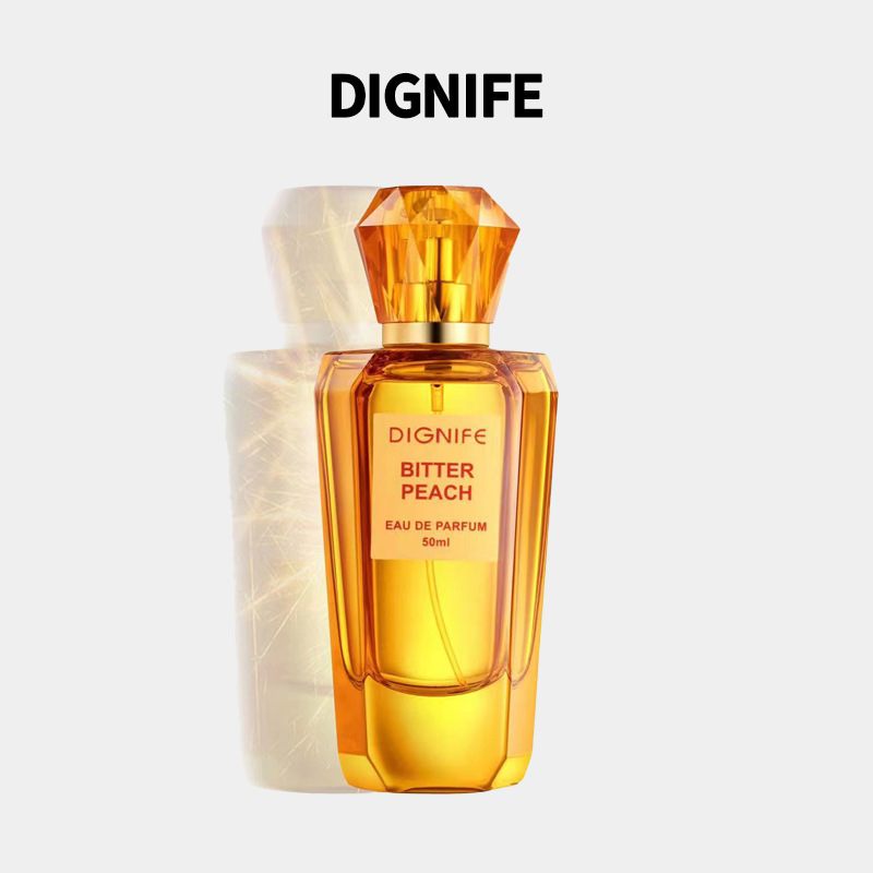 Transmisión en vivo celebridad en línea mismo estilo y otro Li Fei melocotón color secreto amargo melocotón perfume mujer de larga duración Fragancia ligera nicho de madera en línea estilo rojo