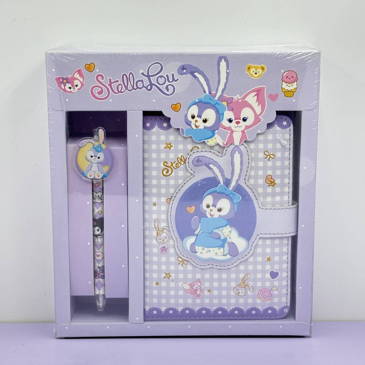 Sanrio PU cuaderno de mano estudiantes LABUBU comercio exterior artesanal en el viento conjunto de cajas de regalo de chicas del 1 de junio