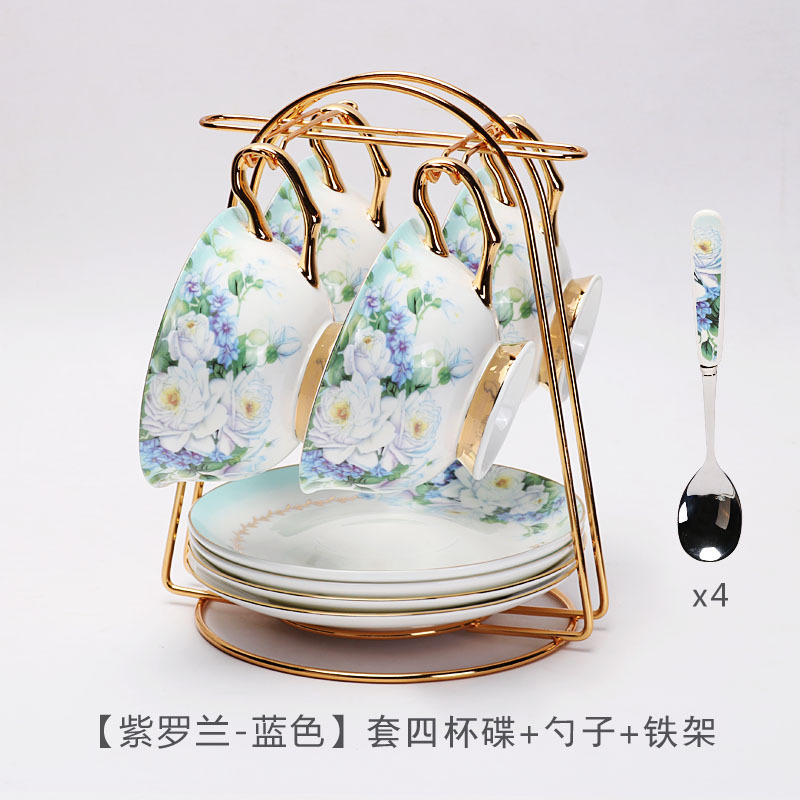 Conjunto de tazas de café de porcelana de hueso europeo simple estilo británico de té de la tarde set de cerámica estilo nórdico