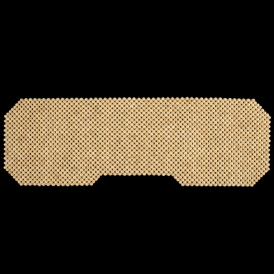 Summer Wooden Bead Cooling Mat: Cool pad - wood-color-1-three-seater