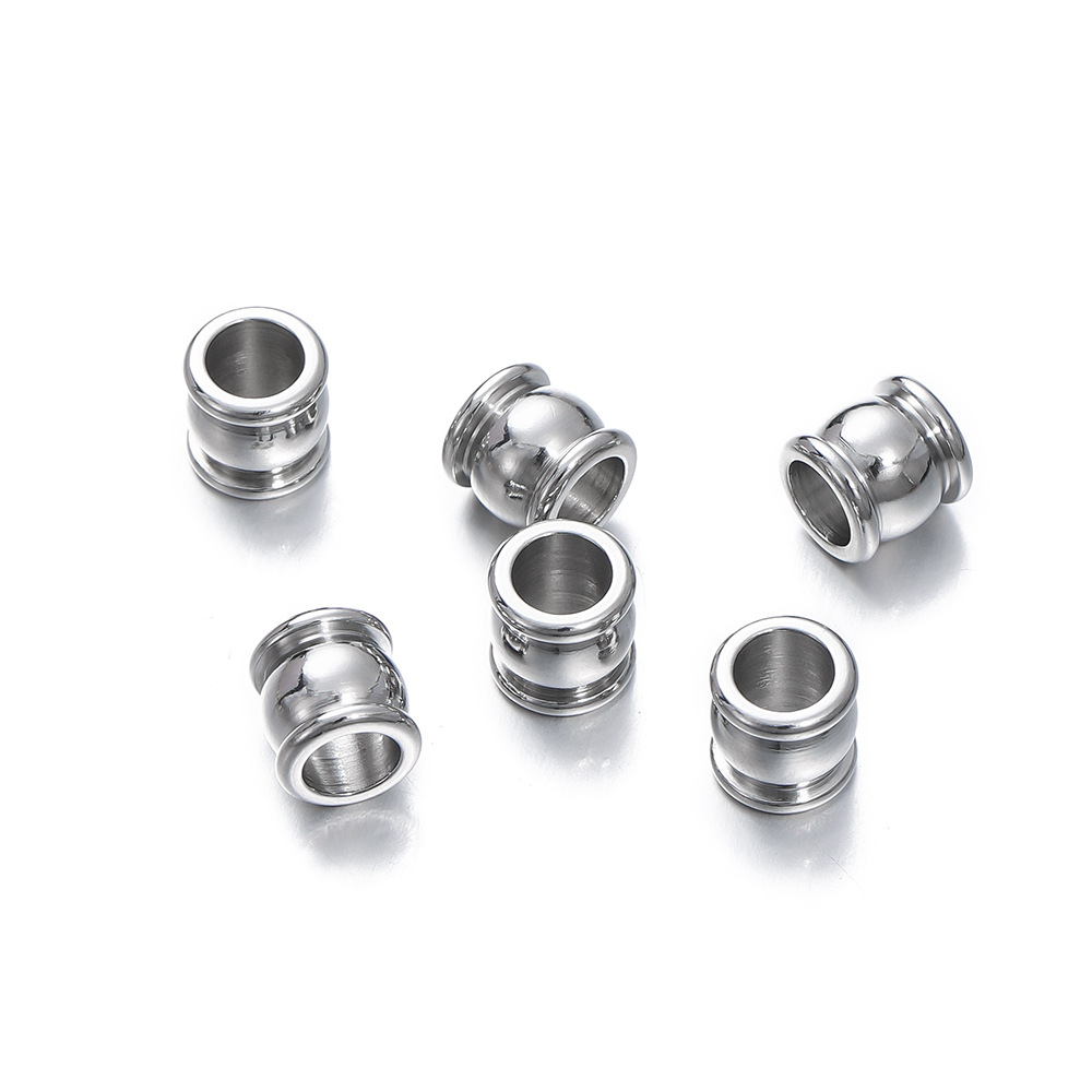 3g Weight Beads Jewelry Making Type DIY Jewelry Accessories Classification 10 PCS/Package Quantity 304 Stainless Steel Material Solid Color Pattern Plating Design Simple Style, Classic Style Style 10 PCS/Package 304 Stainless Steel Solid Color DIY Jewelry Accessories Beads 1