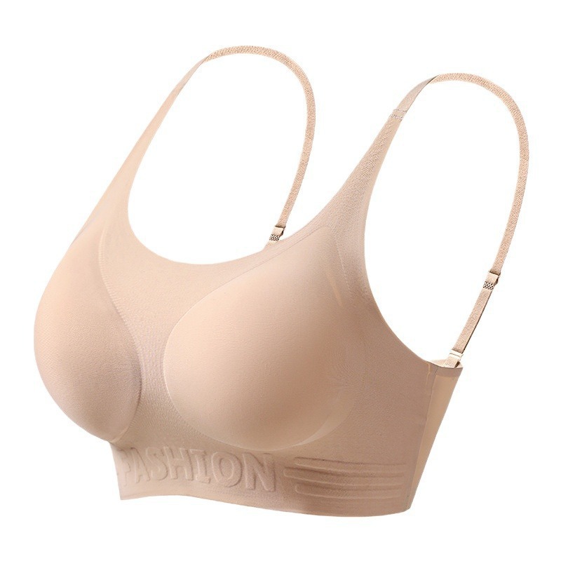 無痕ファンデーション下着女性夏の薄いタイプのスチールリングが透けない見えないブラジャー|undefined