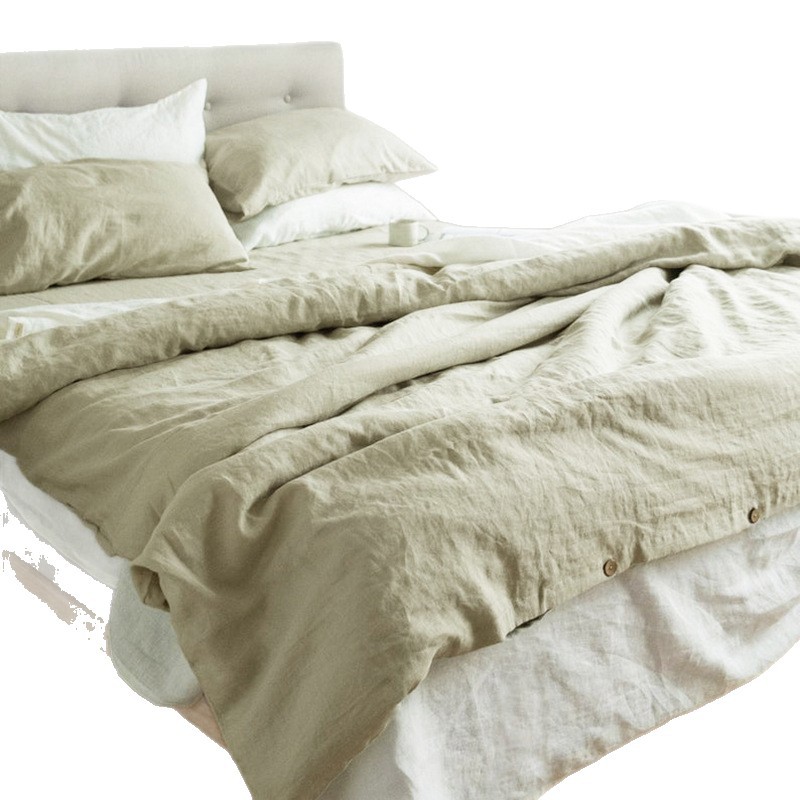 Comercio exterior sábanas de cama de cuatro piezas toner transpirable 100% sábanas de cama de cama de cuatro piezas conjunto completo