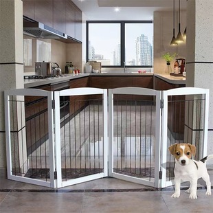 Pet Isolation Film Cats and Dogs Balcony Door Partition Door Bar Household Children's Safety Door Bar Punch-Free Protective Fence
