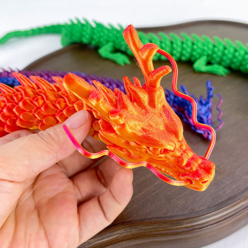 3D打印龙关节龙摆件儿童模型玩具网红摆件工艺品景区热卖礼物批发|undefined
