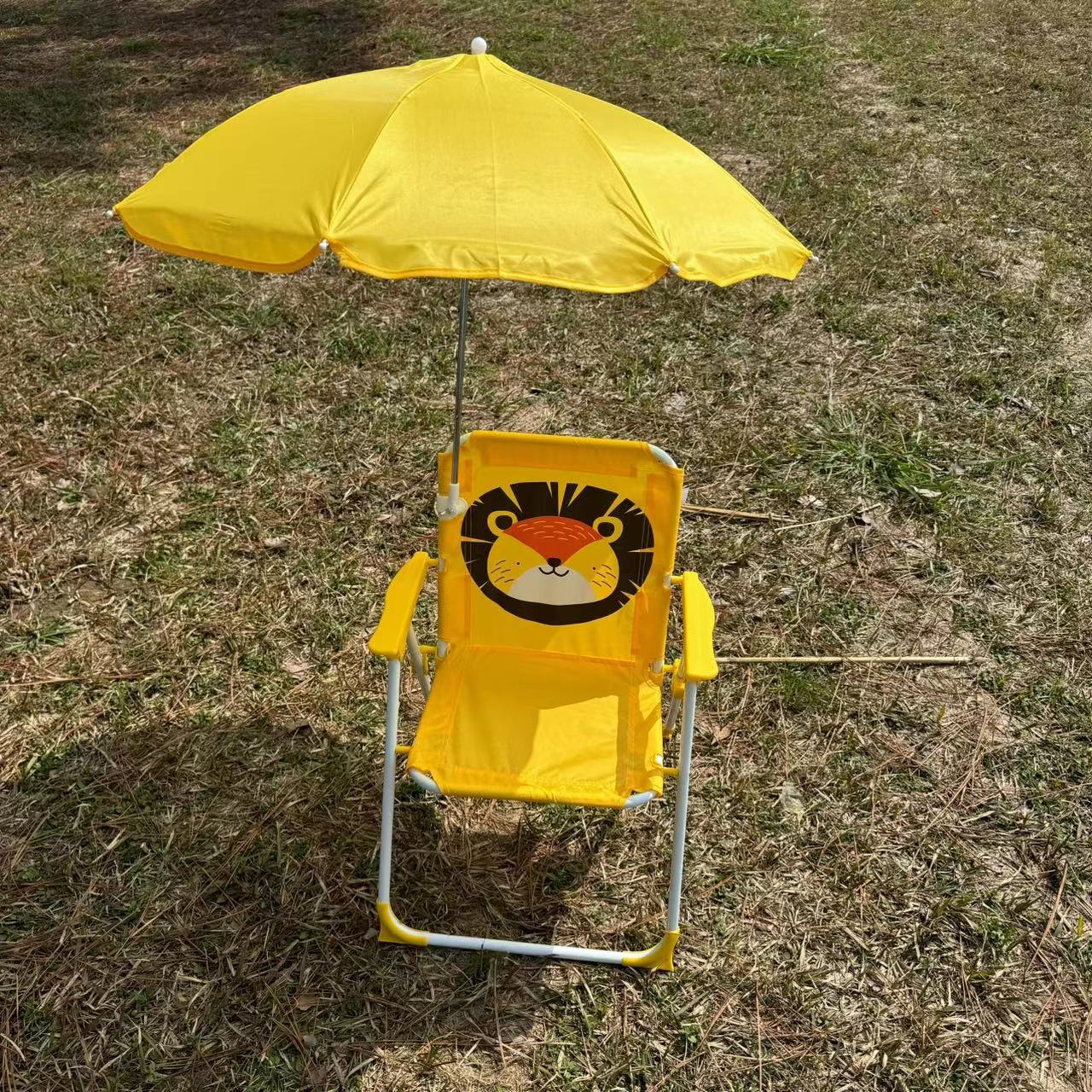 Silla de playa para niños silla plegable para niños portátil camping al aire libre picnic pescar frente al mar paraguas protector solar frente al mar