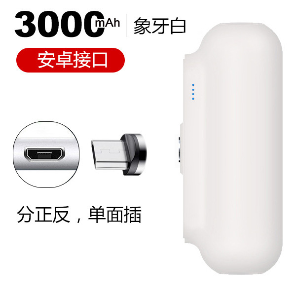 White Android head