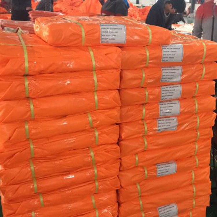 加厚橙色耐高温油布加厚防雨布阻燃货车防水帆苫布防晒篷棚遮阳布