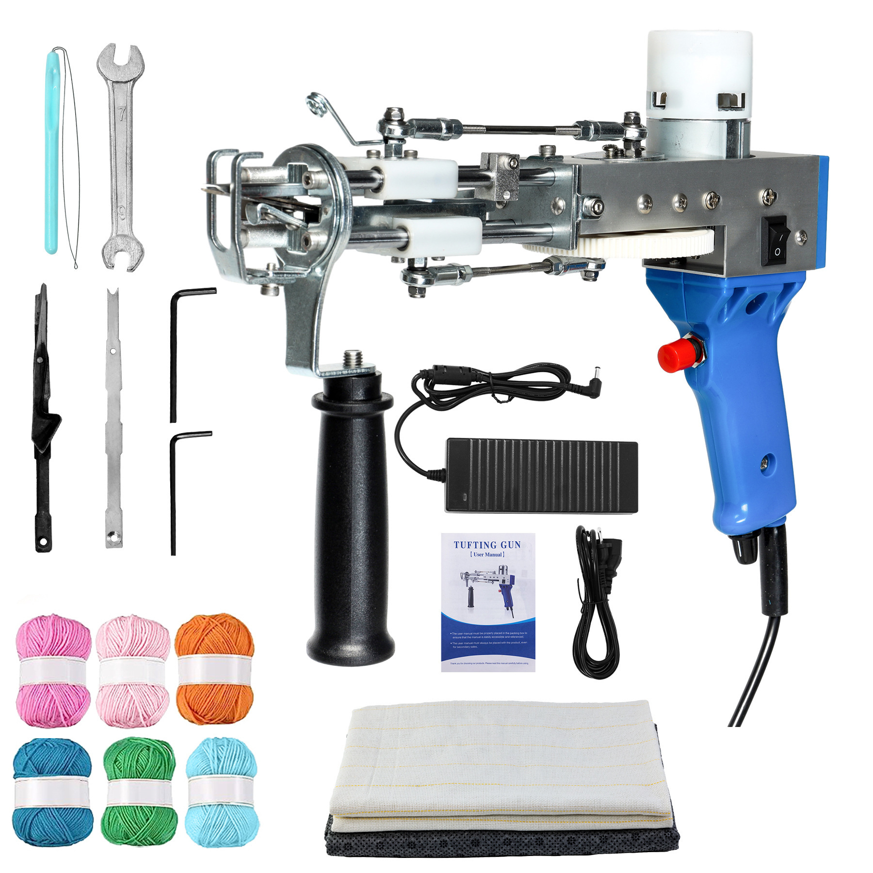 Pistola de Tufting para Alfombras 2 en 1 Modelo TD-03 Juego Completo
