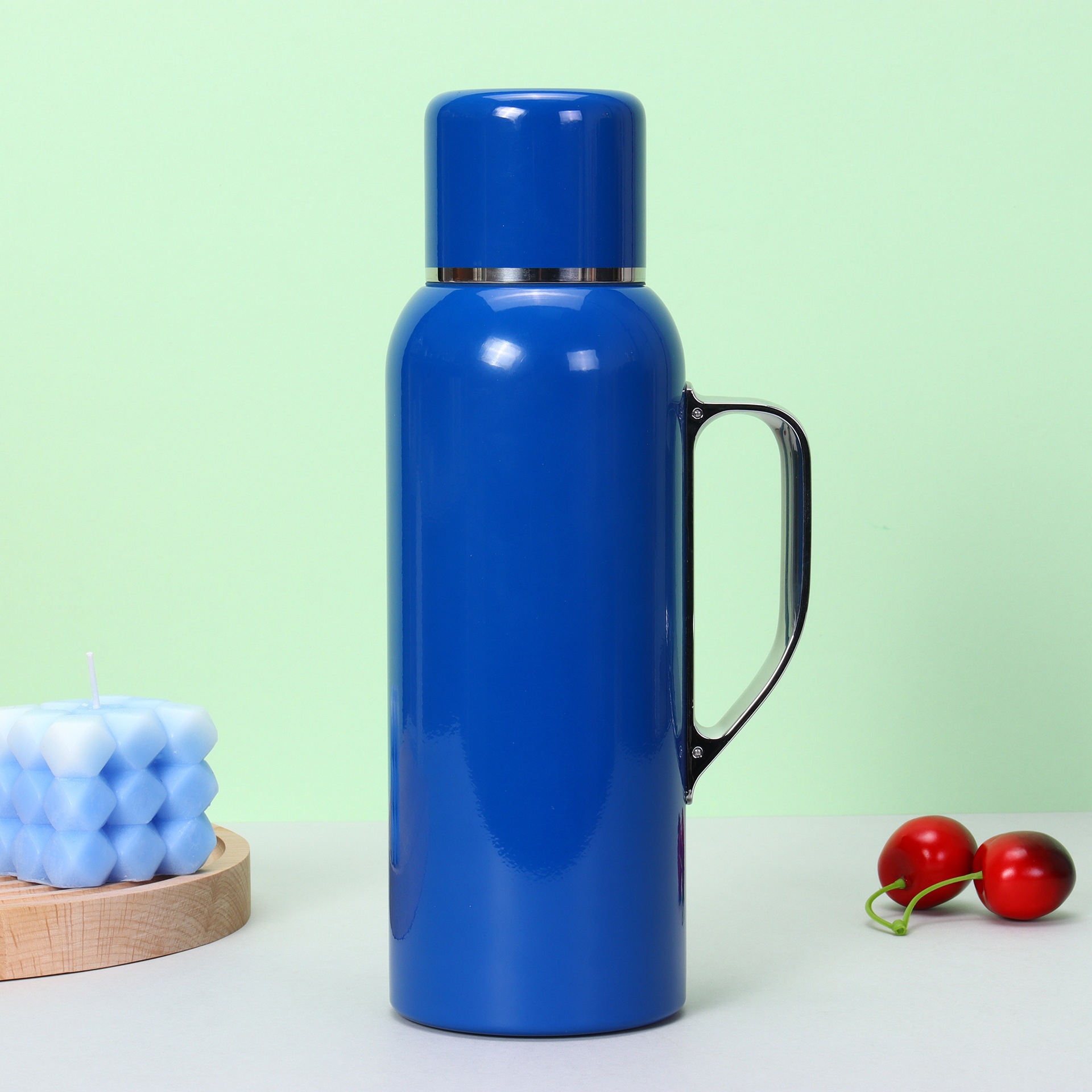 Grado materno-infantil 316 acero inoxidable termocalentador de temperatura mecánica inteligente hervir tetera de té portable separación de té taza de agua portátil