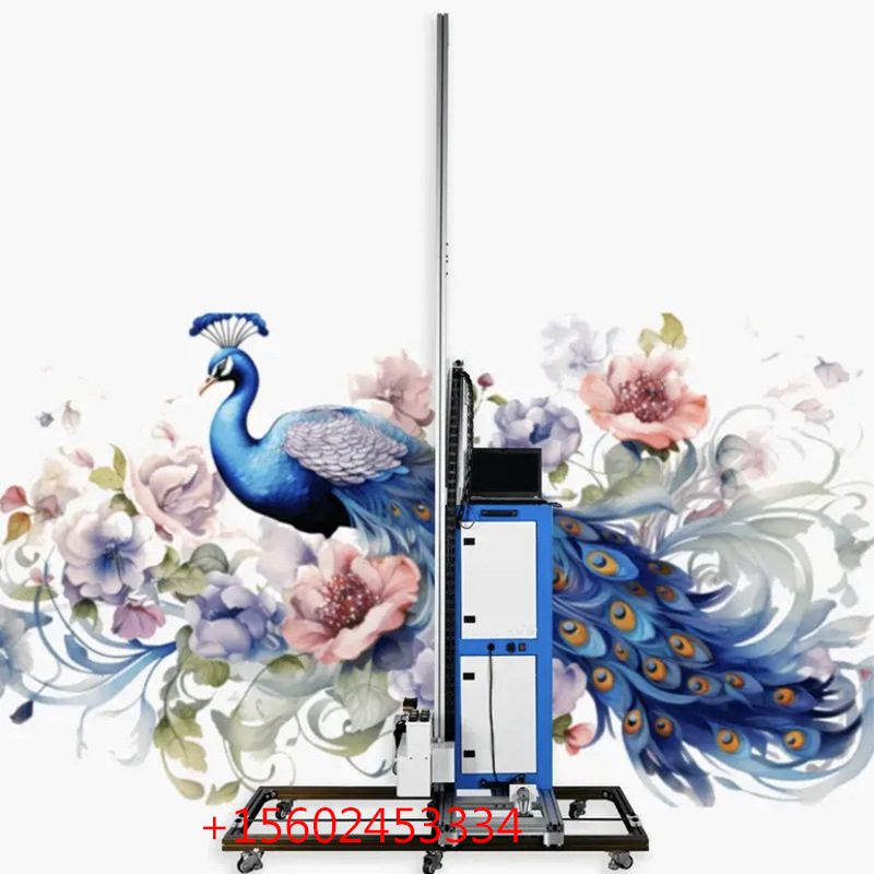户外宣传文化墙墙体喷绘机室内墙面3D背景墙打印机立式墙体彩绘机