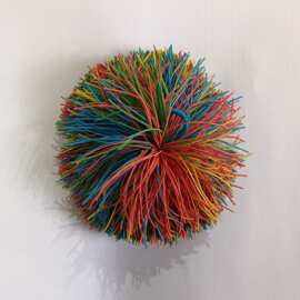 皮筋毽子皮筋沙包橡胶丝球橡胶毛毛球彩色沙包球毽子球拉丝球益智