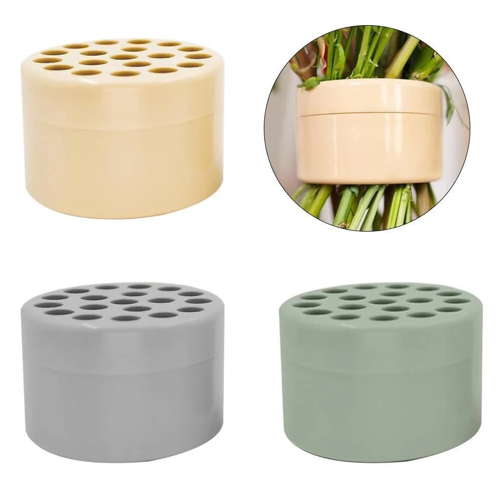 Nuevo soporte de tallo espiral Ikebana transfronterizo en stock 4 colores opcionales soporte de tallo de flores espiral