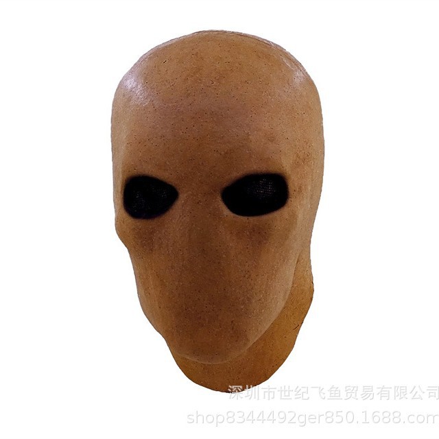 Alien máscara masculina sin rostro látex tocado Halloween Masquerade horror scary Dress Up props Venta caliente