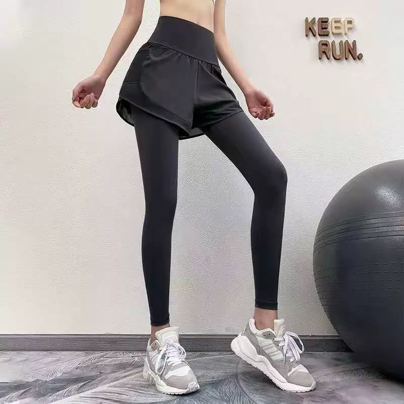 Эластичный оверол для зала, спортивные штаны, комплект, быстросохнущие travel-лосины для тренировки, высокая талия, обтягивающий, для бега
