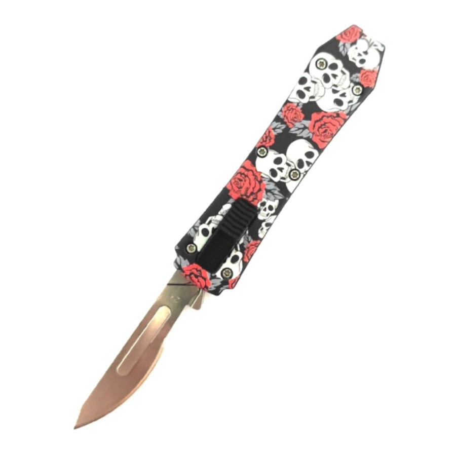 otf刀动物手术日常户外迷你高硬度伸缩小刀CNC合金口袋刀快递小刀