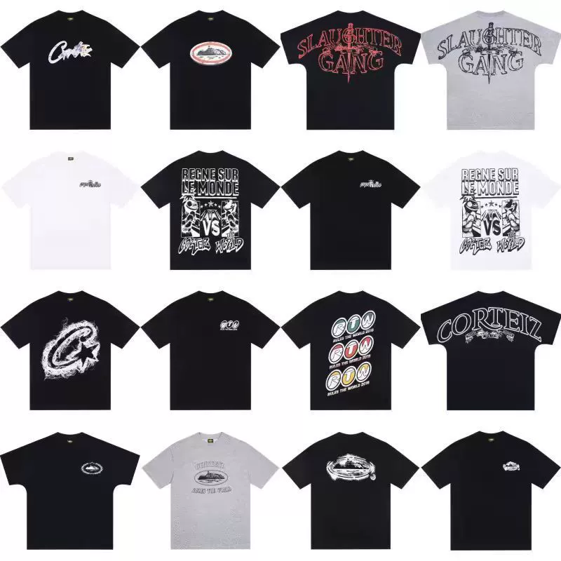 25S трансграничная европейская и американская модная брендовая футболка с короткими рукавами и геометрическим буквенным принтом Alcatraz для мужчин и женщин, американская уличная футболка с половиной рукава