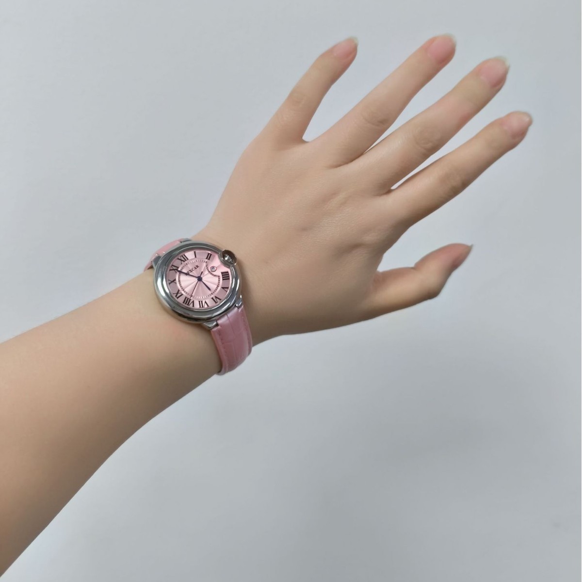 Dexcar/Duka Women's Watch Roman Numerals High-End Atmospheric Sapphire Mirror Pink Watch Automatic Mechanical Watch