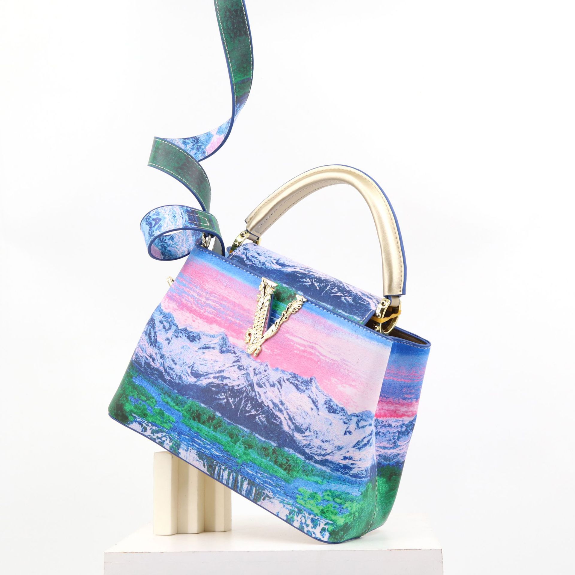 Women's bag portable crossbody printed bag high quality women's bag_voghion.com