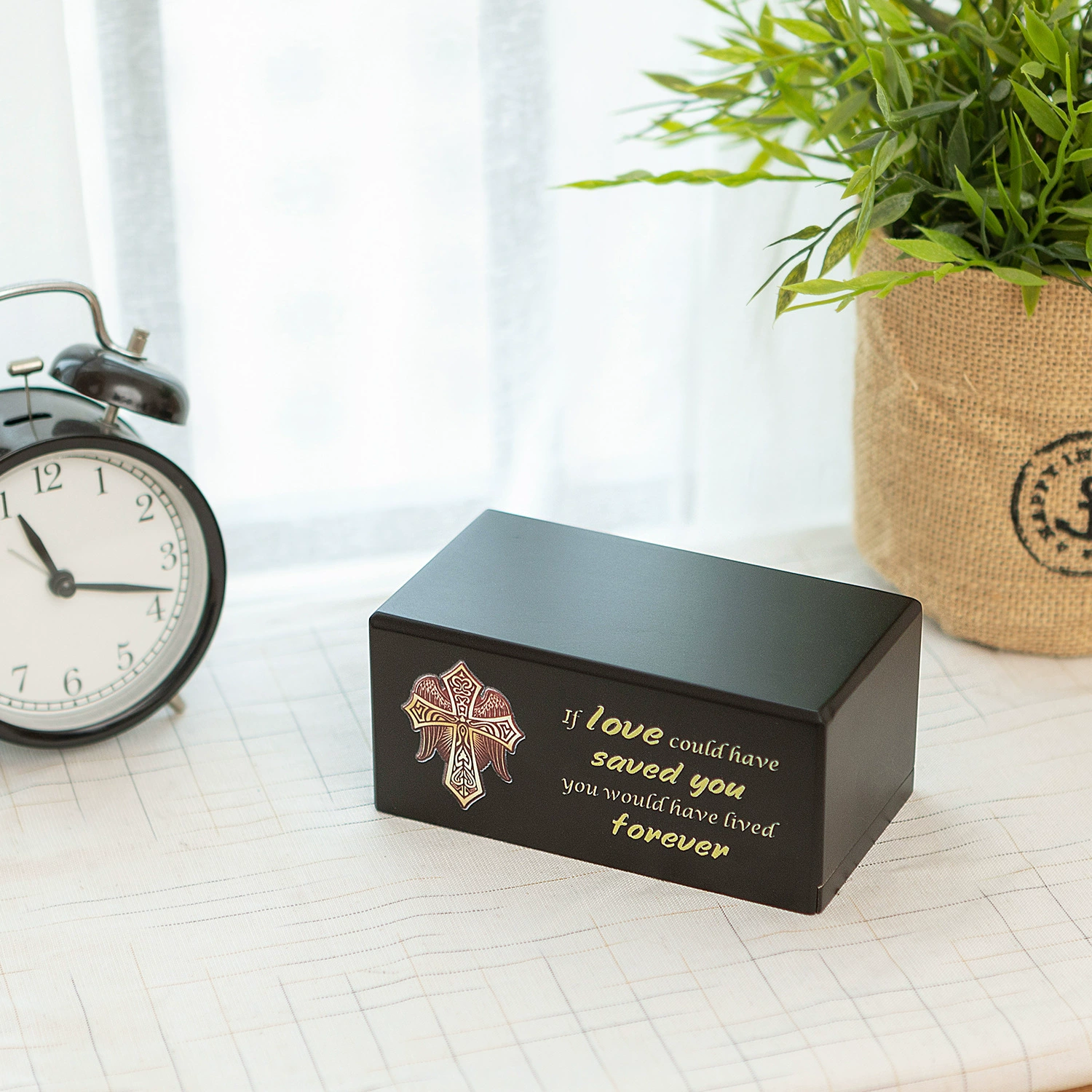 Завод в наличии деревянный черный крест ПЭТ гроб коробка кошка собака похороны деревянный ящик деревянные ПЭТ урна