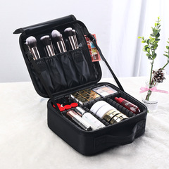 Factory Cartoon Double-Layer Large Capacity Hand-Held Shaping Makeup Bag Organizer Wholesale