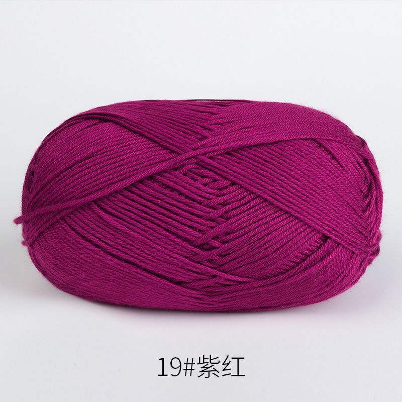 19 퍼플*32S*라이트 러쉬*6*코튼 클리어