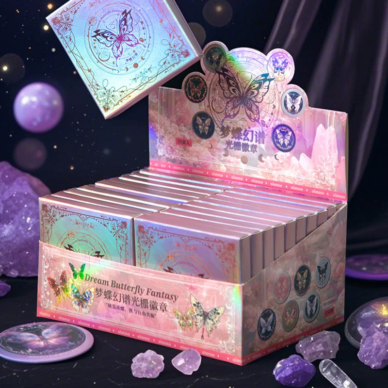 Коллекционные торговые карты (Soul Broken Cocoon) серия Star Dream Butterfly — голографический бокс с сюрпризом, варианты маленьких коробок