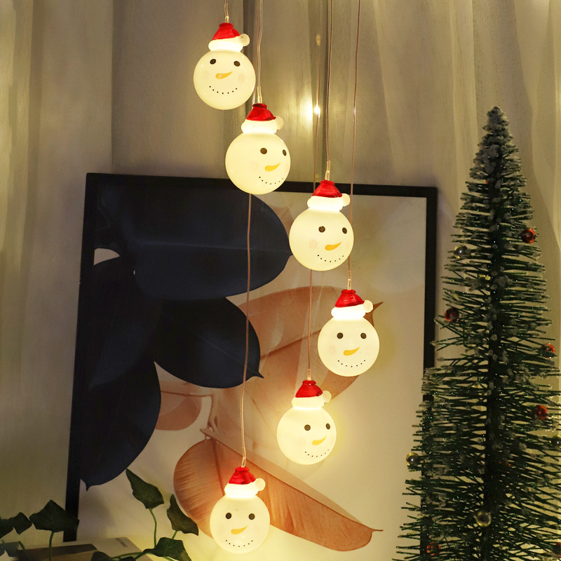 Luces de Navidad, Luces LED de Campanas de Viento, Luces Decorativas para Exteriores, Luces de Bajo Voltaje, Impermeables, Luces de Colores, Luces LED de Cadena de Gran Venta Transfronteriza