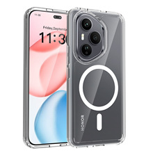 外贸适用于Honor 400Pro防刮花套啤磁吸壳透明防摔手机壳工厂