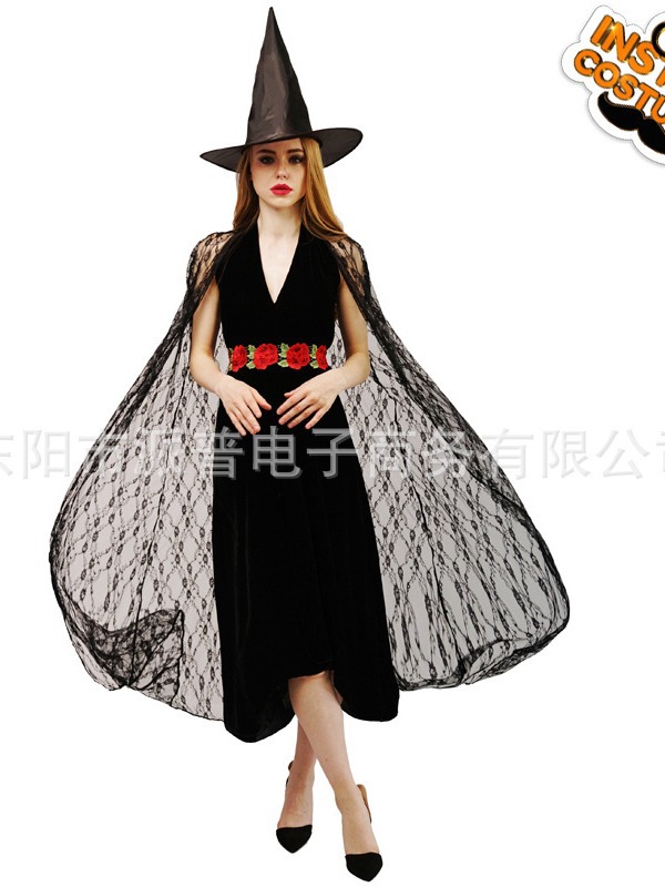 Adult Halloween cosplay witch costume female role-playing witch…