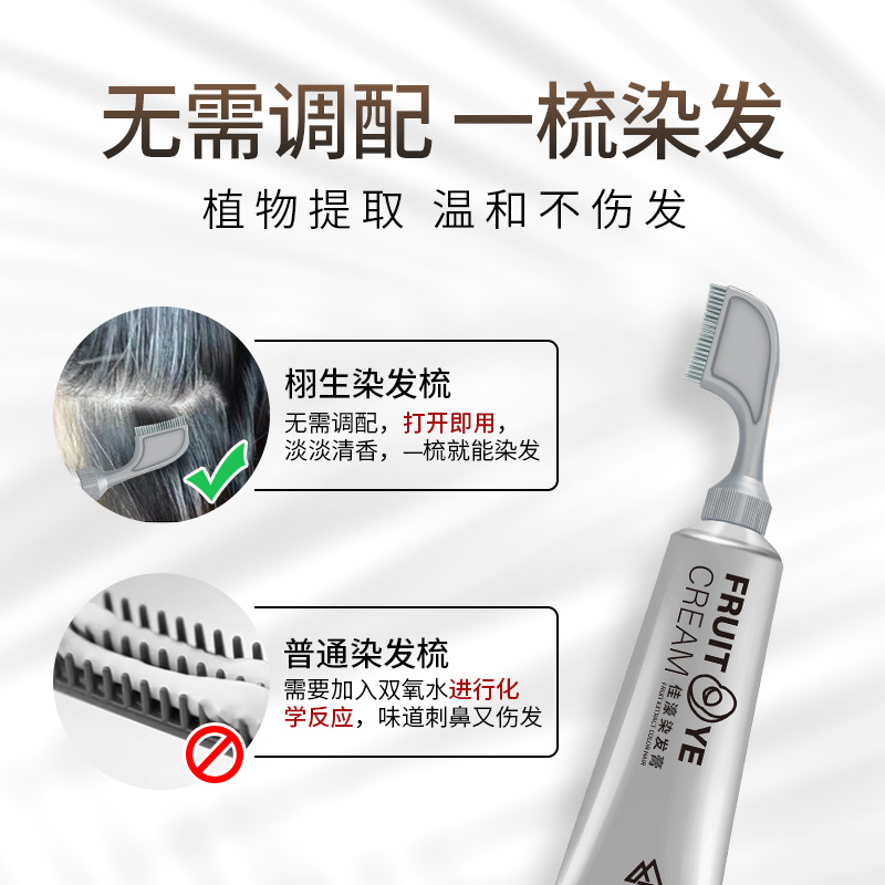 Harmless Hair Dye for Gray Hair - No Damage Formula 2