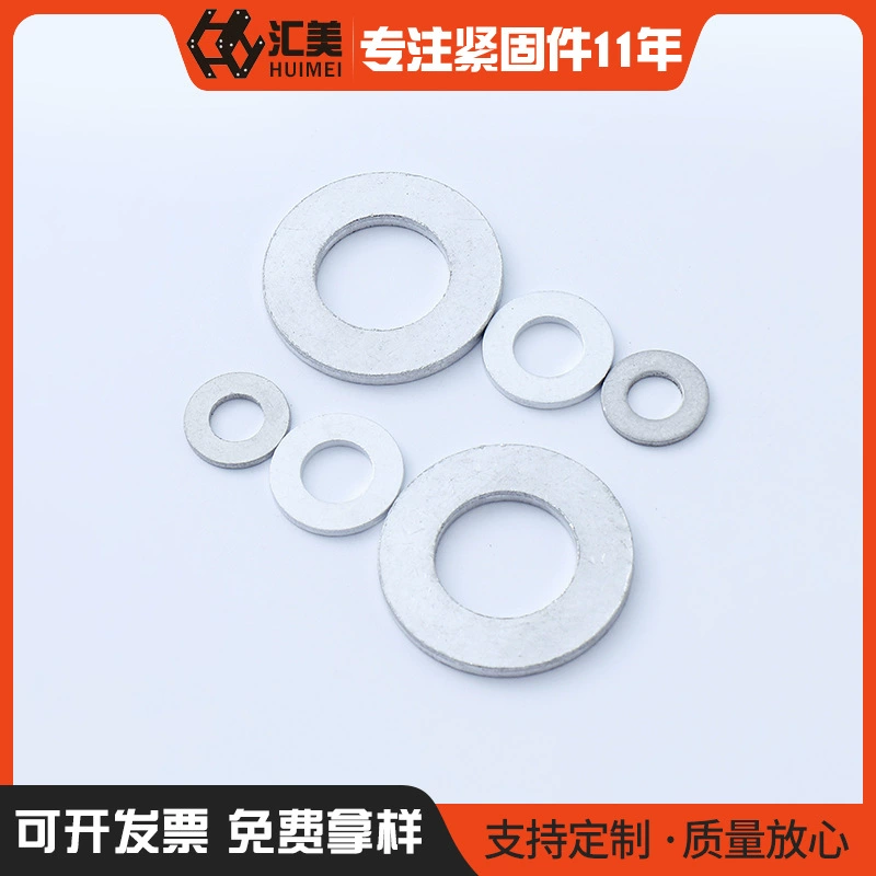 Завод на складе поставляет шестигранную гайку из алюминиевого сплава GB6177 DIN6923 Фланцевая гайка