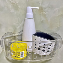 メーカー直販穴なしトイレ三角ラックキッチン浴室コーナー壁掛け収納メッシュ棚
