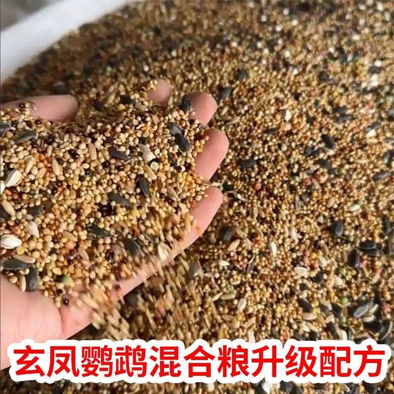 Корм для птиц, корм для попугаев, смешанный корм Xuanfeng, пеония, пятицветная просо, мелкое и среднее