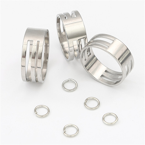 Stainless Steel Open-End Ring Opener & Closure Tool for DIY Jewelry Accessories