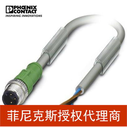 菲尼克斯传感器/执行器电缆SAC-3P-M12MS/ 1,5-800-1456734