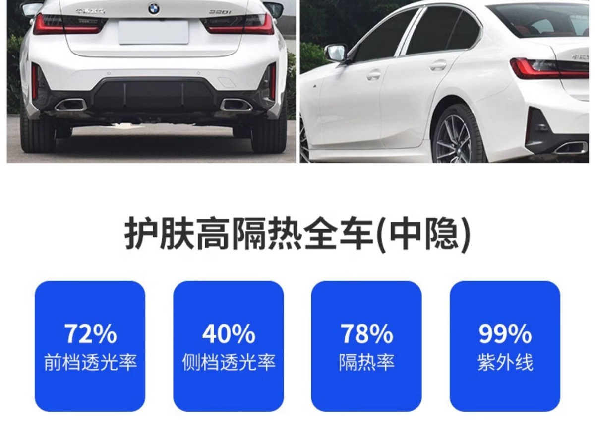 23-24 Geely Geometry E Firefly Full Car Film Sun Protection, Heat Insulation and Explosion-Proof Front and Rear Windshield Solar Film