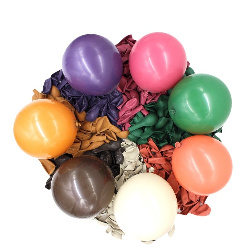 10-pulgadas personalizado retro globo cumpleaños fiesta decoración paquete boda arreglo globo al por mayor Morandi color