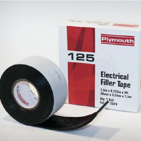 Plymouth/普丽茅斯 电缆绝缘填充修复自粘胶带125FILLER