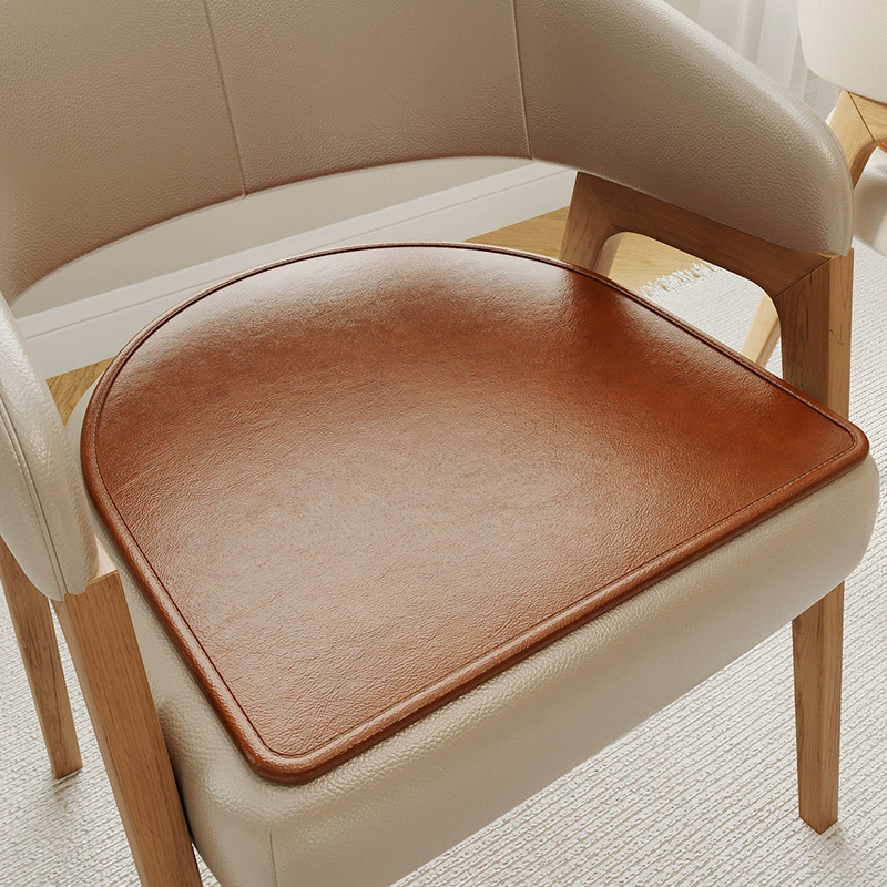 Кожаная подушка для обеденного стула, подушка для стула, летняя подушка для стула, дышащая подушка для ягодиц, нескользящая подушка для сиденья, защита от боли в ягодицах, сидячая охлаждающая подушка