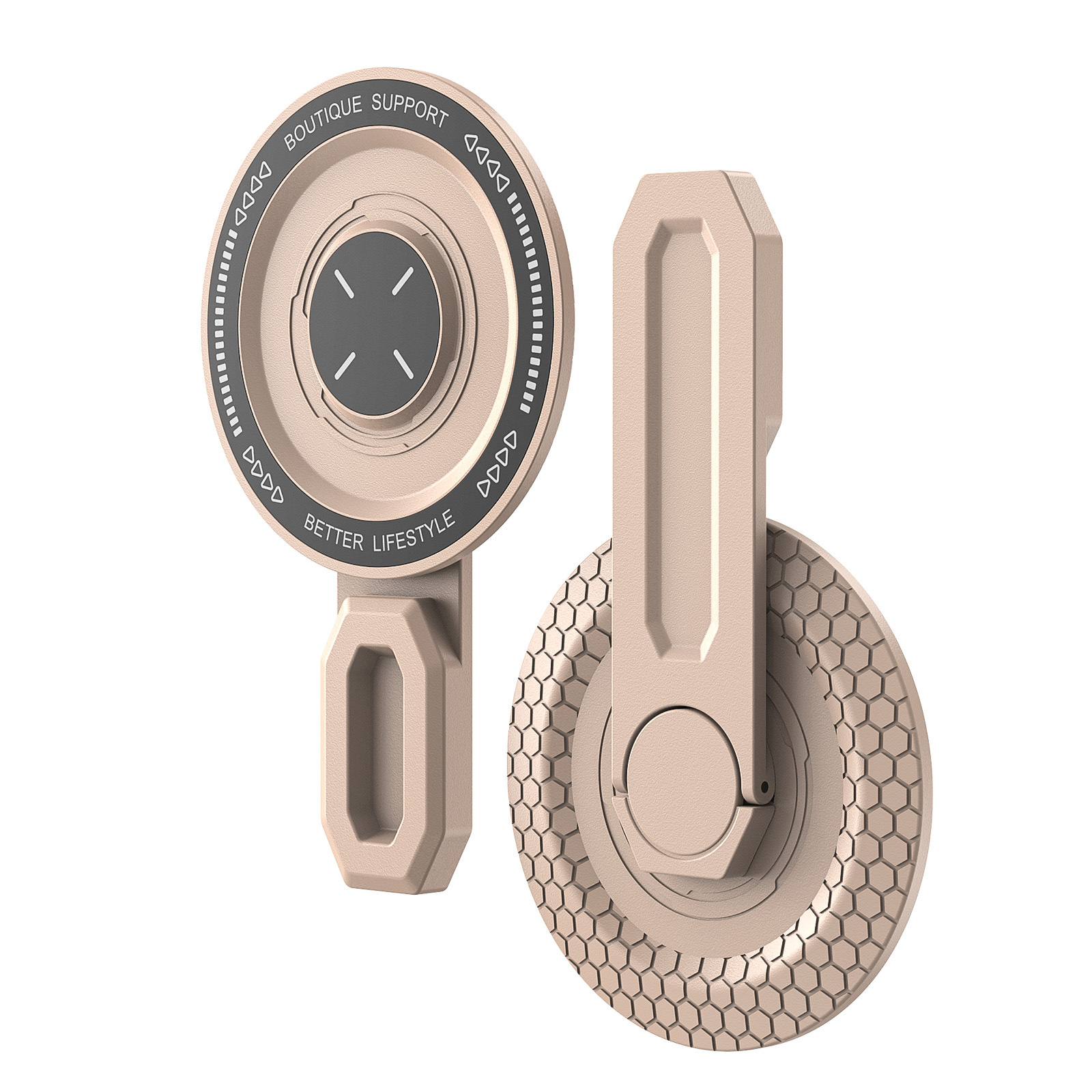 Soporte de teléfono móvil escritorio perezoso portátil en vivo magia plegable ajustable titular de teléfono móvil actividad publicidad logotipo personalizado