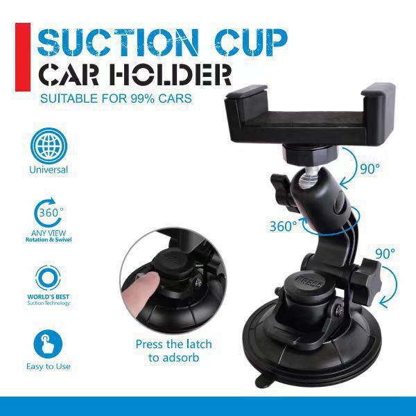 Car Mobile Phone Shooting Bracket Mobile Phone Photo Live Video Fixed Bracket Car Navigation Bracket Suction Cup Car Use