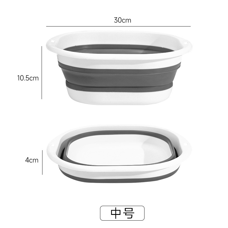 便利な折りたたみ洗面器洗面器家庭用学生寮プラスチック洗面器ポータブル子供マタニティ旅行洗面器|undefined