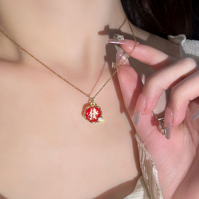 Collar de cabello de estilo nacional, nicho femenino de diseño, moda nacional, accesorios de cadena de clavículas, regalos